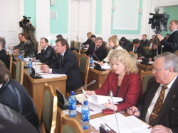 Заседании Омского городского Совета 