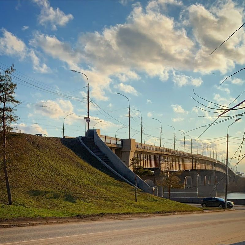 В Омске завершился ремонт Ленинградского моста