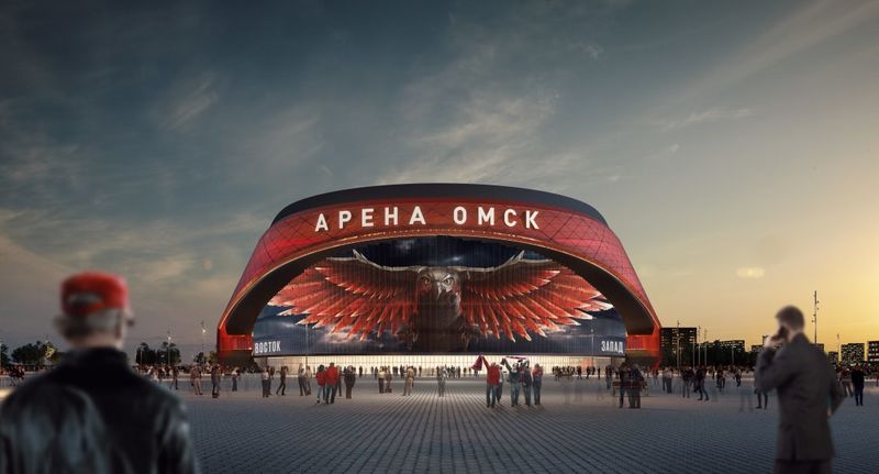 В Омске планируют достроить «Арену» и благоустроить прилегающую к ней территорию, несмотря на отмену молодежного чемпионата мира по хоккею