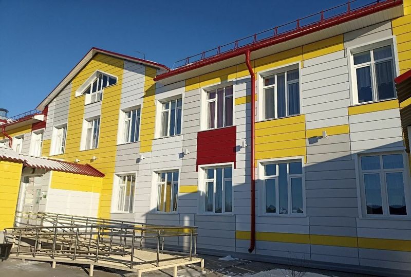 В омском поселке Большие Поля открылся новый детский сад