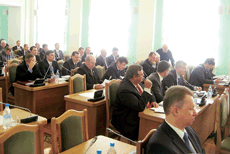 На заседании Омского городского Совета