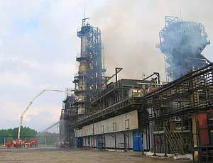 Внеплановый факел на НПЗ