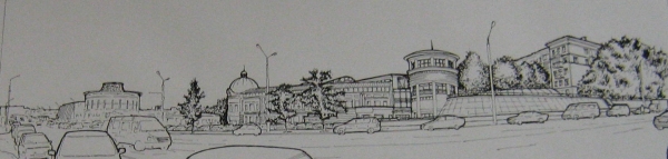 со стороны ул. Гагарина