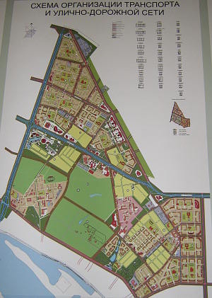 Жилые массивы в зеленом массиве