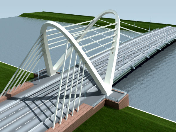 Проект Лазаревского моста через Малую Невку в Санкт-Петербурге, выполненный ЗАО "Институт "Стройпроект" Проект Лазаревского моста через Малую Невку в Санкт-Петербурге, выполненный ЗАО "Институт "Стройпроект"