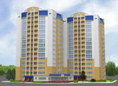 Проект многоквартирного дома в жилищном комплексе "Московка-2" в Омске