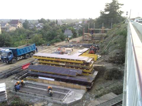 Путепровод через железнодорожные пути Сухумского Шоссе в Сочи