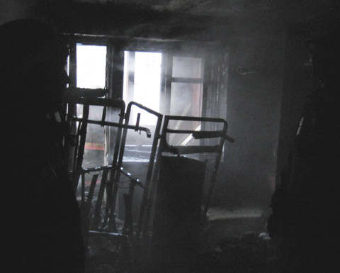 Пожар на Севастопольской