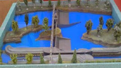 Макет Красногорского гидроузла