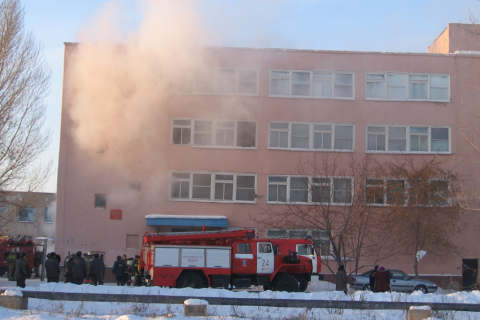 Пожар в ПТУ №36 Пожар в ПТУ №36