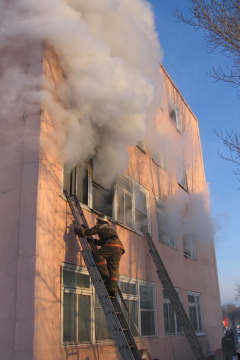 Пожар в ПТУ №36