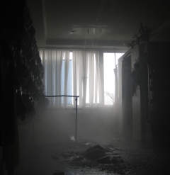 Пожар в ТК "Флагман"