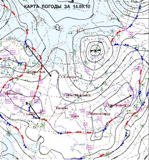Карта погода от омского Гидрометцентра Карта погода от омского Гидрометцентра