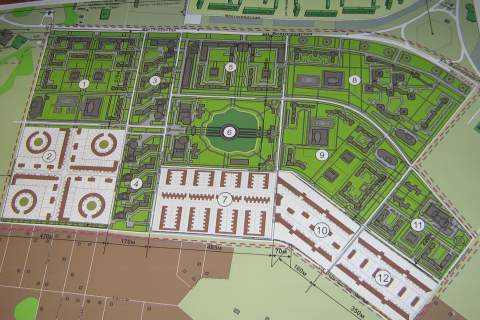 План застройки Левобережья План застройки Левобережья