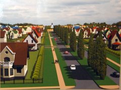 проект коттеджного поселка в Омской области