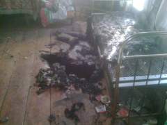 Пожар 22 октября в деревне Качесово