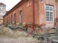 реконструкция Омской крепости, ноябрь 2010 реконструкция Омской крепости, ноябрь 2010