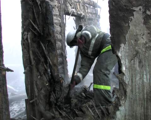 Пожары в Омской области