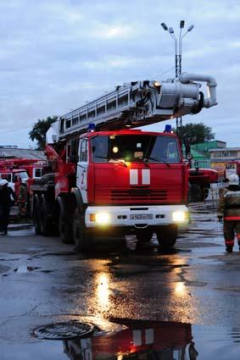Пожары в Омске