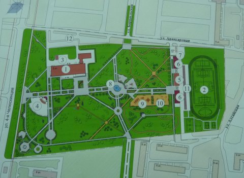 план территории сада "Сибирь"