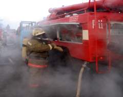 Пожары в Омске