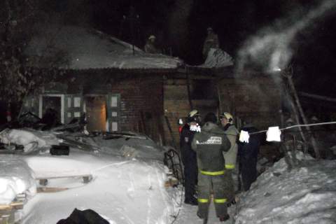 Омский пожар на 20 Линии