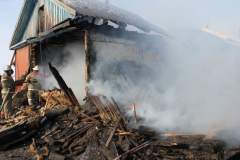 Пожар в селе Розенталь Калачинского района