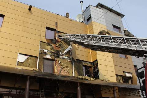 Пожар в КДЦ "Галактика"