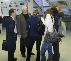 Открытие выставки дипломных проектов архитекторов в Сибирской пирамиде