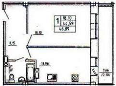 Проект 1-комнатной квартиры