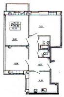 Проект 3х-комнатной квартиры
