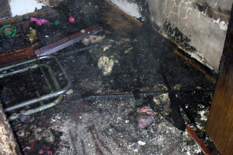 Омский пожар на улице 12 Декабря