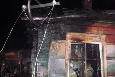 Пожары в Омской области