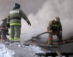 Пожары в Омске