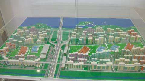 Макет макрорайона Аванград 