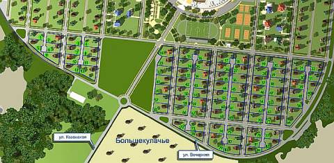 Проект 1 очереди микрорайона "Большекулачье" Проект 1 очереди микрорайона "Большекулачье"