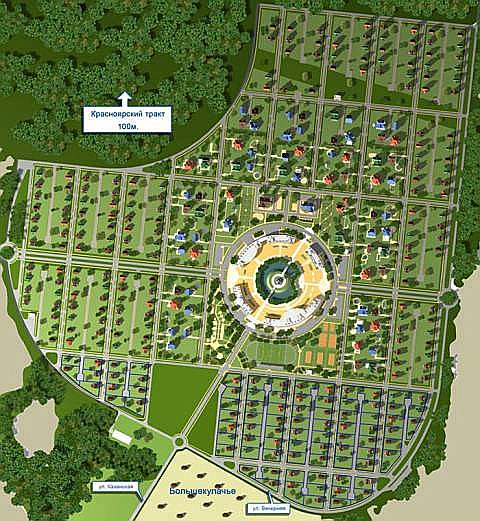 Проект коттеджного микрорайона "Большекулачье" Проект коттеджного микрорайона "Большекулачье"