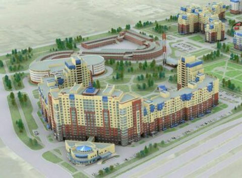 Проект жилого квартала "Кристалл-2" в Омске Проект жилого квартала "Кристалл-2" в Омске