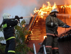 Пожары в Омске