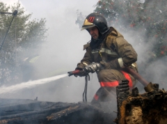 Пожары в Омске