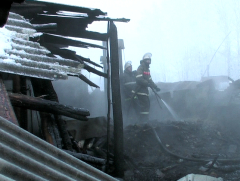 Пожары в Омске