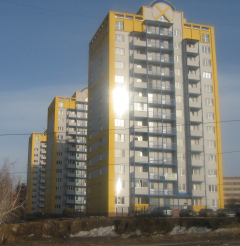 Жилые дома в квартале по Бульвару Кузьмина в Омске