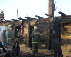 Пожар в Омсе