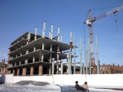 Самострой на улице Бударина в Омске