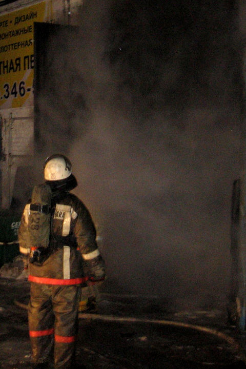 Пожар по улице 10 Лет Октября