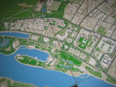 Макет планируемой территории в Советском и Центральном округах