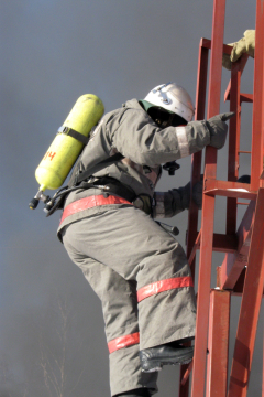 Пожары в Омске