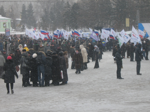 Митинг в Омске 4.02.2012 Митинг в Омске 4.02.2012