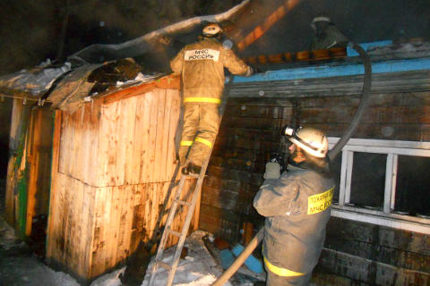 Пожар по улице Урицкого