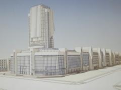 Третий проект торгово-офисного здания по улице Масленникова